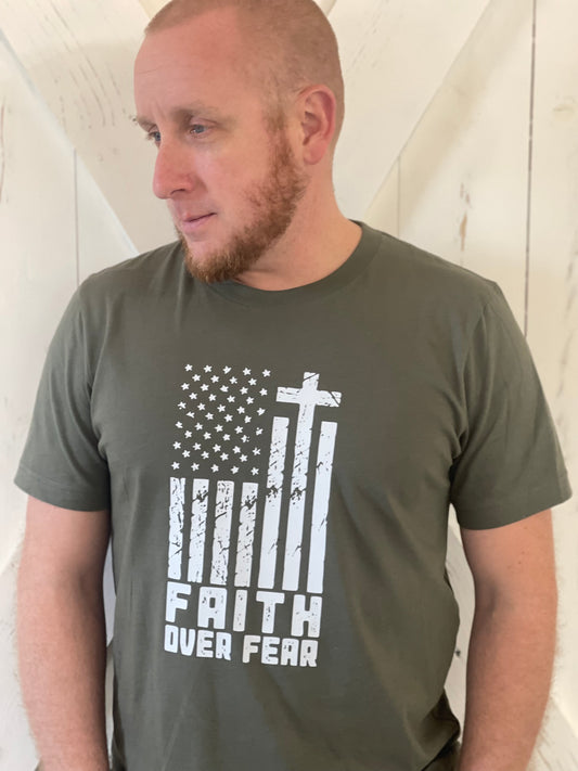 FAITH OVER FEAR T-SHIRT