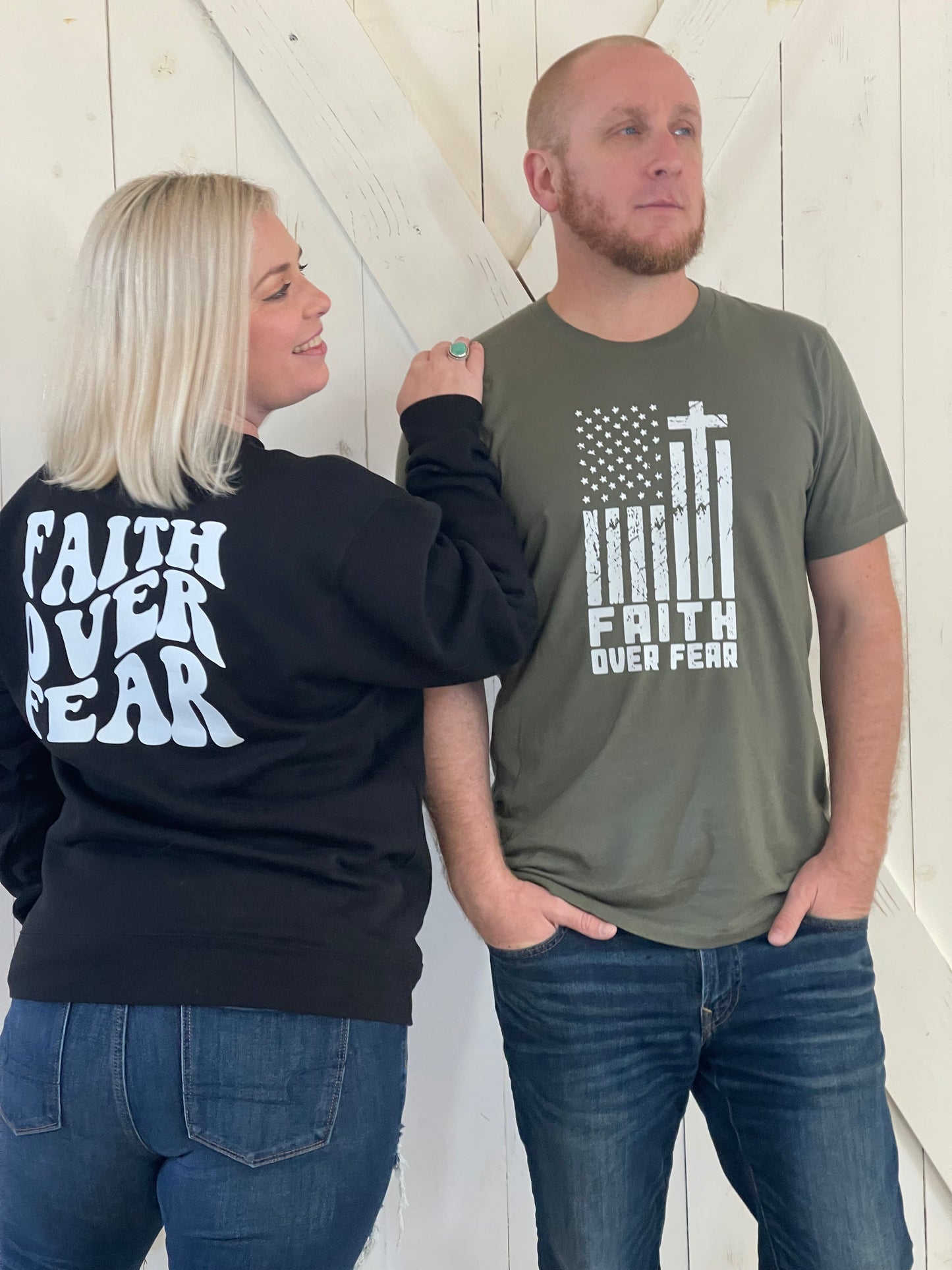 FAITH OVER FEAR T-SHIRT