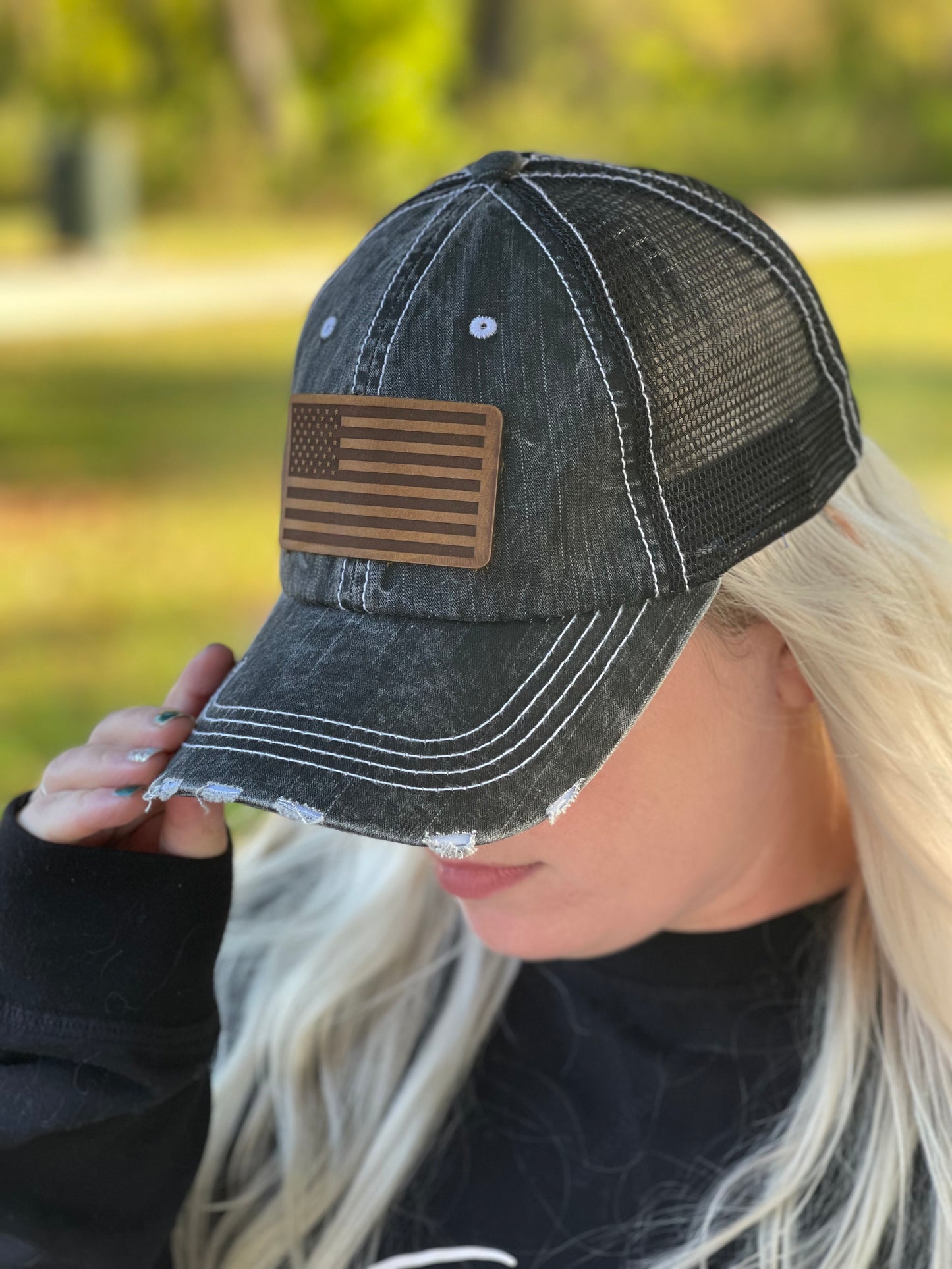 AMERICAN FLAG HAT