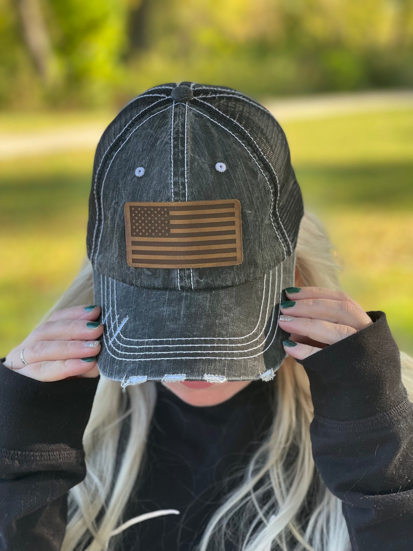 AMERICAN FLAG HAT